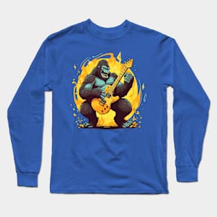 gorilla guitarist Long Sleeve T-Shirt